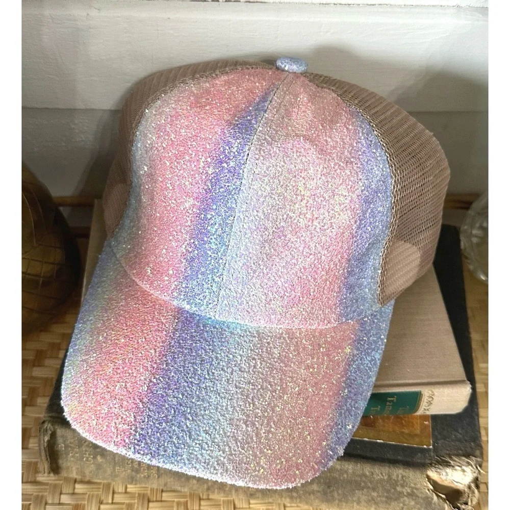C.C. Brand Pontytail Hat NWT